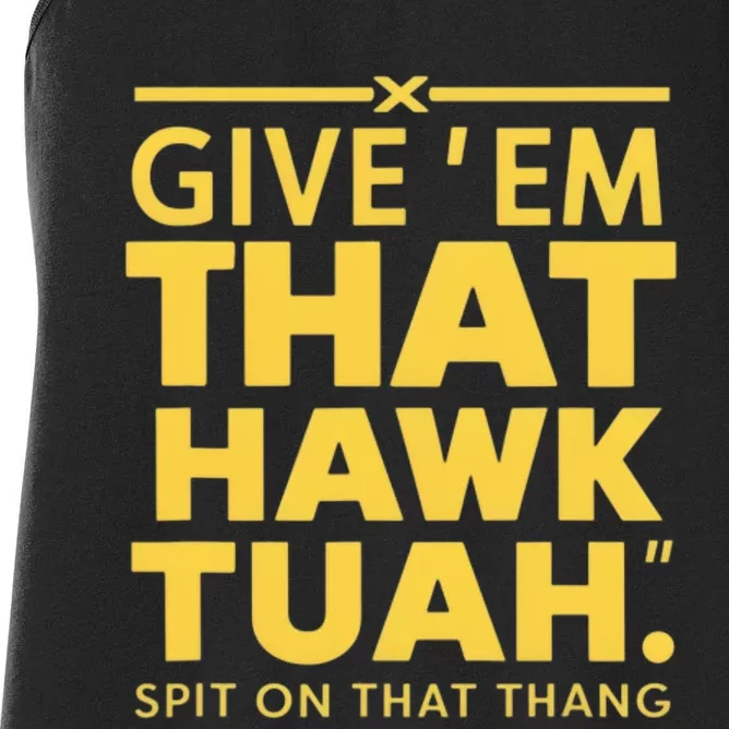 Hawk Tuah Women's Racerback Tank