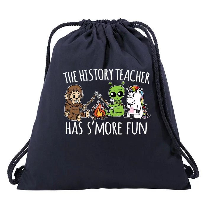 History Teacher Has S'more Fun Team Funny Gift Drawstring Bag