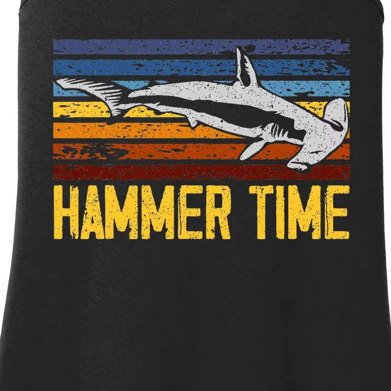 Hammer Time Hammerhead Shark Marine Biology Animal Ladies Essential Tank