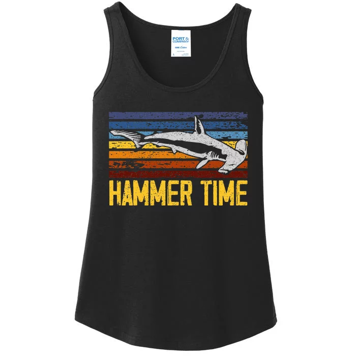 Hammer Time Hammerhead Shark Marine Biology Animal Ladies Essential Tank