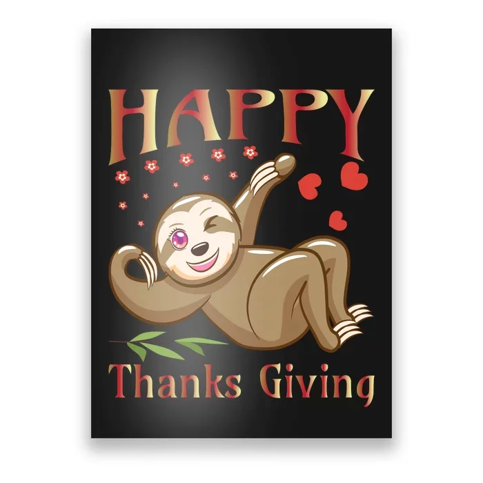 Happy Thanksgiving Poster