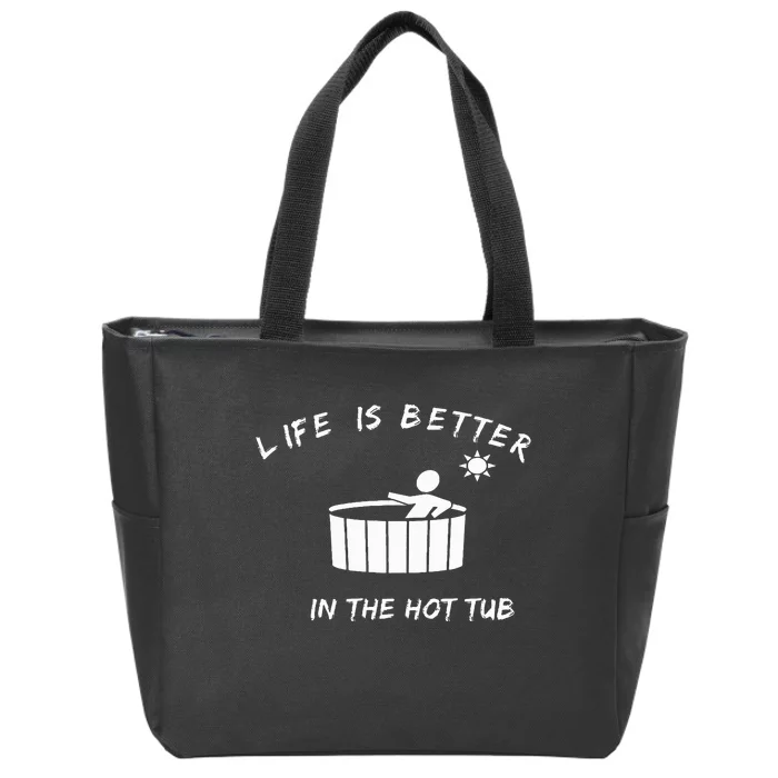 Hot Tub Zip Tote Bag