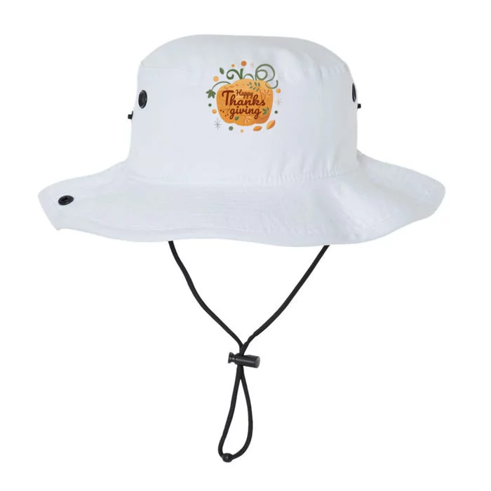 Happy Thanksgiving Holiday Pumpkin Autumn Legacy Cool Fit Booney Bucket Hat