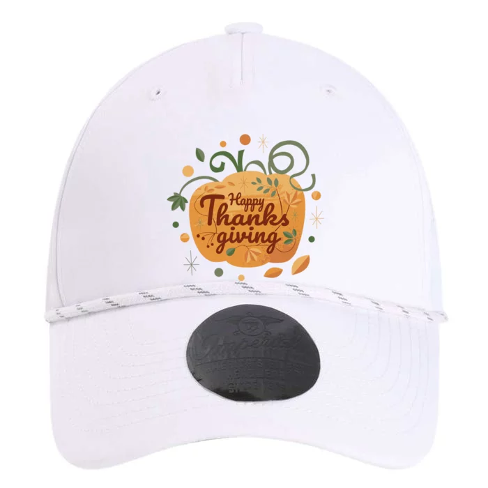 Happy Thanksgiving Holiday Pumpkin Autumn Performance The Dyno Cap