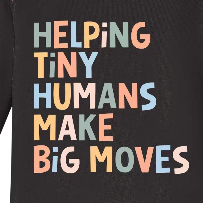 Helping Tiny Humans Make Big Moves Baby Long Sleeve Bodysuit