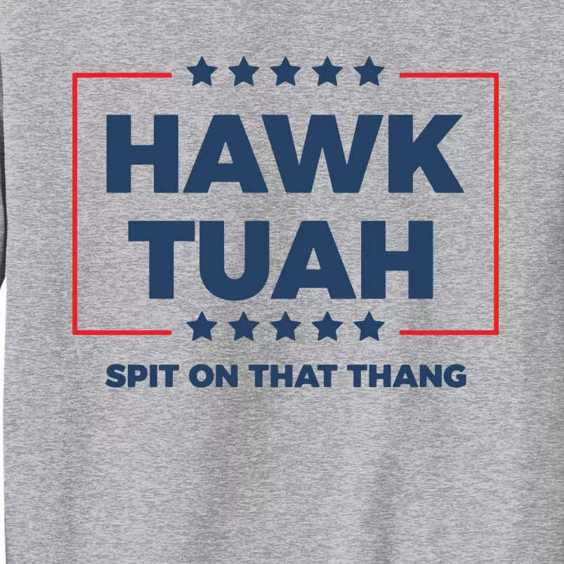 Hawk Tuah Hawk Tuah 2024 Spit On That Hang Tall Sweatshirt