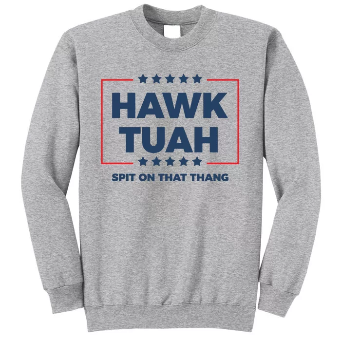 Hawk Tuah Hawk Tuah 2024 Spit On That Hang Tall Sweatshirt