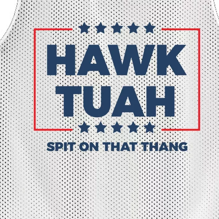 Hawk Tuah Hawk Tuah 2024 Spit On That Hang Mesh Reversible Basketball Jersey Tank