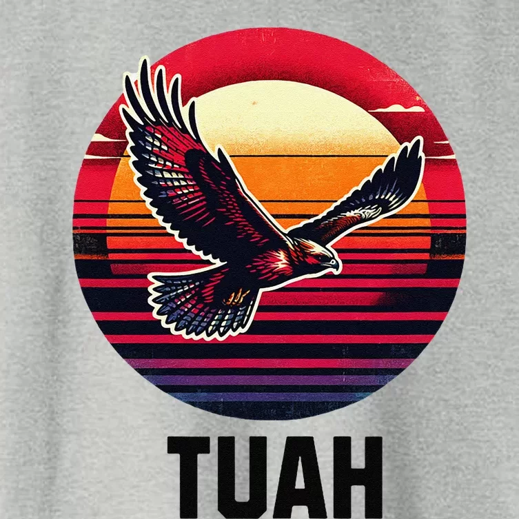 Hawk Tuah Hawk Tush Women's Crop Top Tee