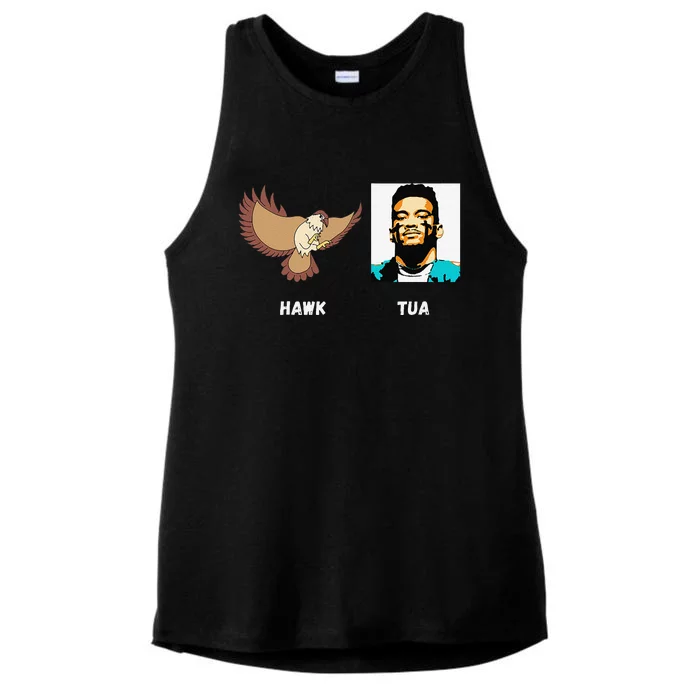 Hawk Tua Ladies Tri-Blend Wicking Tank