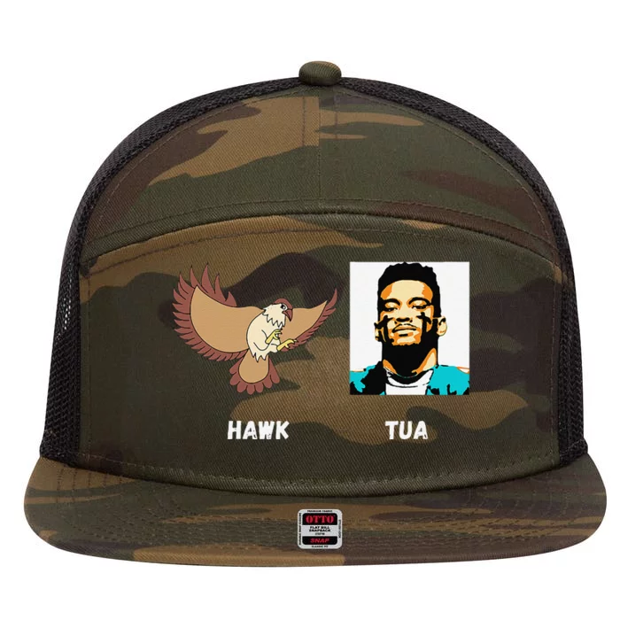 Hawk Tua 7 Panel Mesh Trucker Snapback Hat