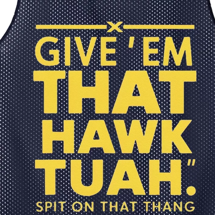 Hawk Tuah Mesh Reversible Basketball Jersey Tank