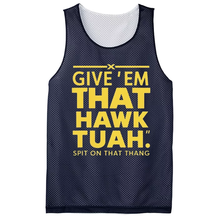 Hawk Tuah Mesh Reversible Basketball Jersey Tank