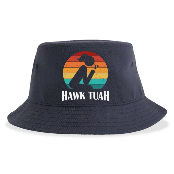 Hawk Tuah Sustainable Bucket Hat