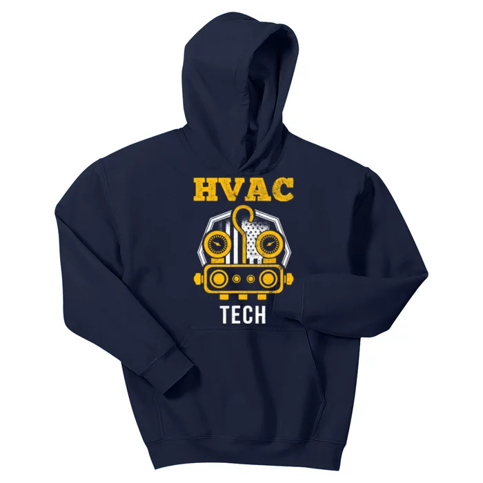 Hvac Tech Hvac Technician Ac Repairman Ac Installer Kids Hoodie