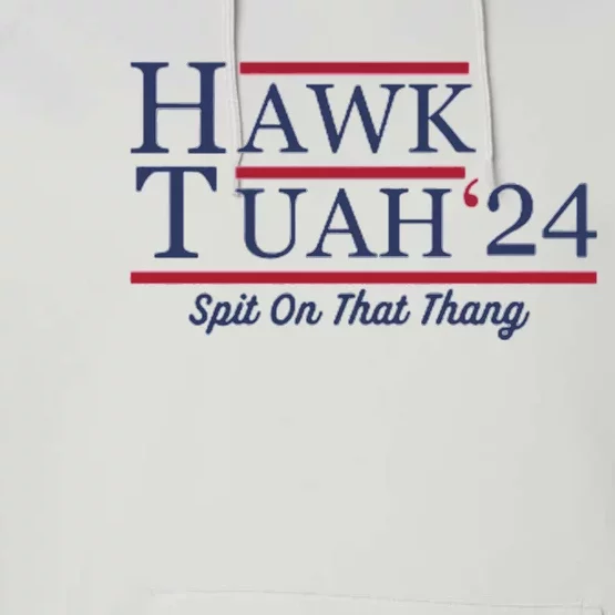 Hawk Tuah Hawk Tuah 2024 Spit On That Thang Performance Fleece Hoodie