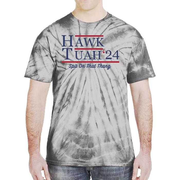 Hawk Tuah Hawk Tuah 2024 Spit On That Thang Tie-Dye T-Shirt