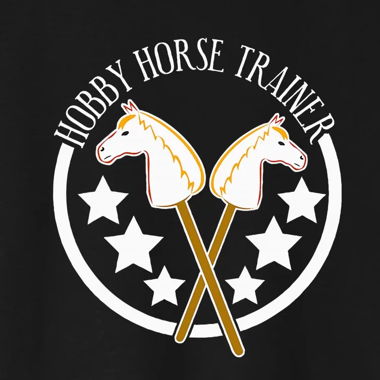 Hobbyhorse Trainer Hobby Horse Women's Crop Top Tee