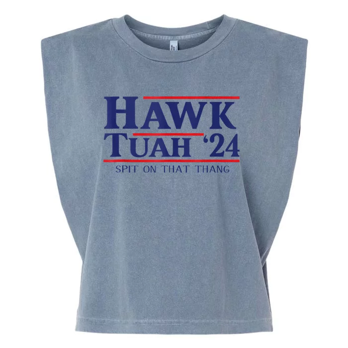 Hawk Tuah Garment-Dyed Women's Muscle Tee