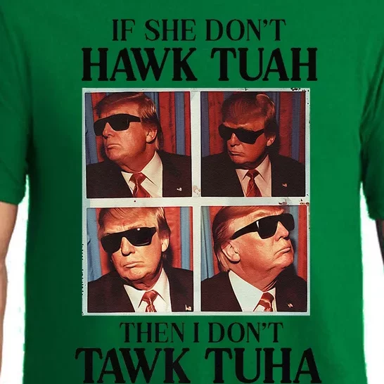 Hawk Tush Hawk Tuah 2024 Candidate President Trump Premium Pajama Set