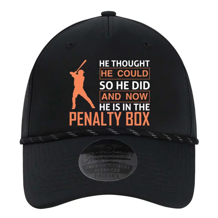 He Tought He Could So He Did And Now He Is In The Penalty Box Performance The Dyno Cap