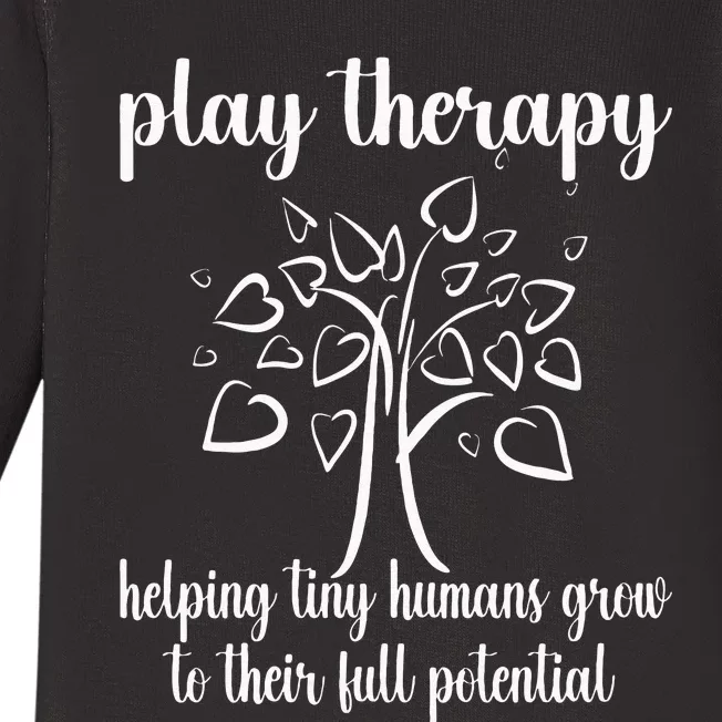 Helping Tiny Humans Play Therapist Play Therapy Baby Long Sleeve Bodysuit