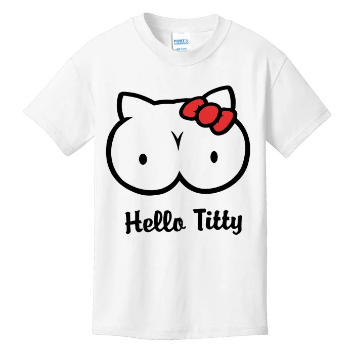 Hello Titty Kids T-Shirt