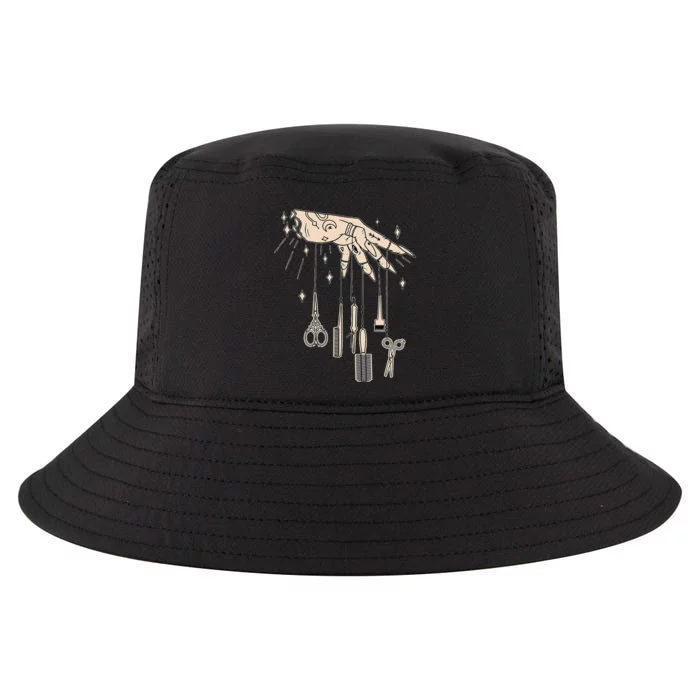 Hairstylist Tattooed Hairdresser Work Hair Salon Cool Comfort Performance Bucket Hat