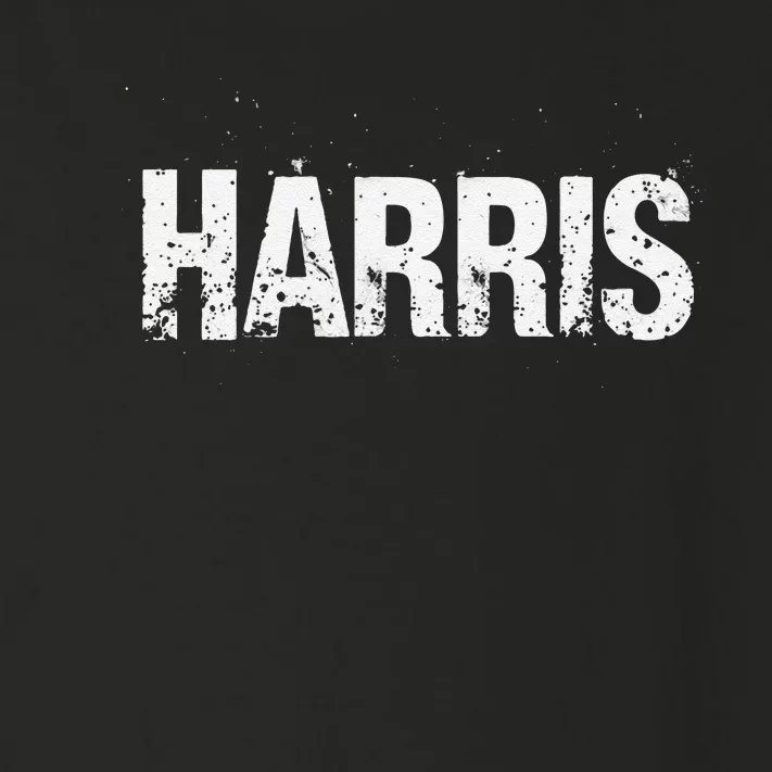 Harris Typography Toddler Long Sleeve Shirt