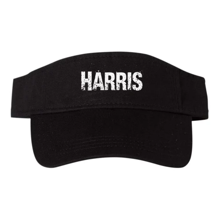 Harris Typography Valucap Bio-Washed Visor