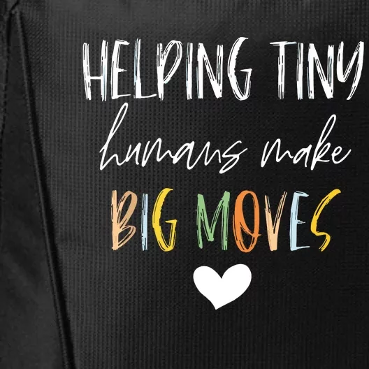 Helping Tiny Humans Make Big Moves Pediatric Therapist PT OT City Backpack