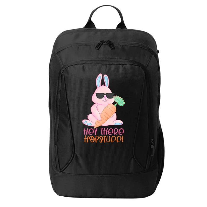 Hey There Hop Stuff Cute Bunny City Backpack