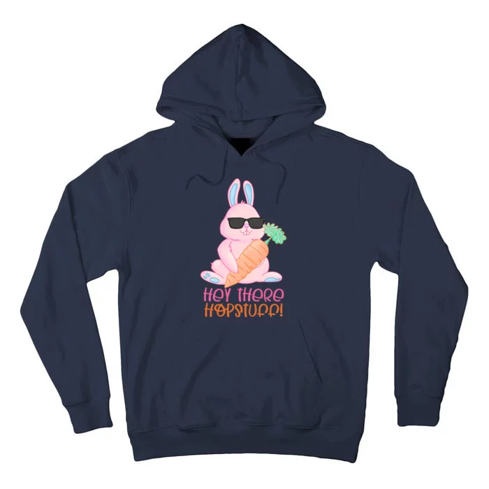 Hey There Hop Stuff Cute Bunny Tall Hoodie