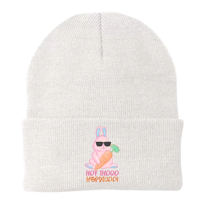 Hey There Hop Stuff Cute Bunny Knit Cap Winter Beanie