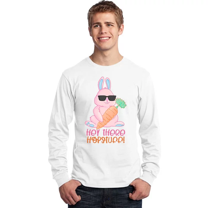 Hey There Hop Stuff Cute Bunny Tall Long Sleeve T-Shirt