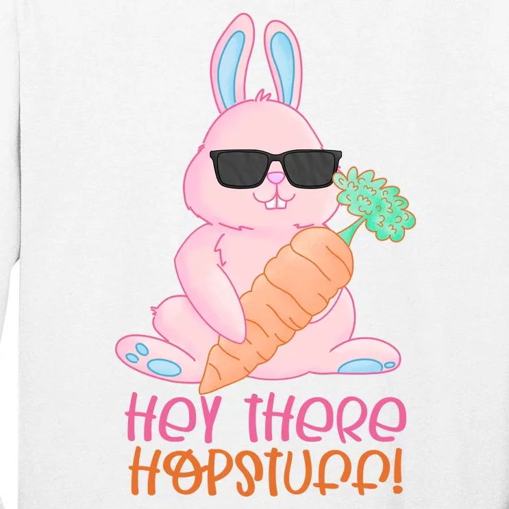 Hey There Hop Stuff Cute Bunny Tall Long Sleeve T-Shirt