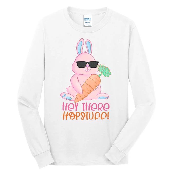 Hey There Hop Stuff Cute Bunny Tall Long Sleeve T-Shirt