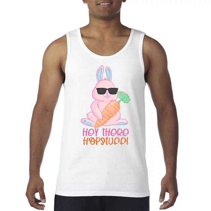 Hey There Hop Stuff Cute Bunny Tank Top