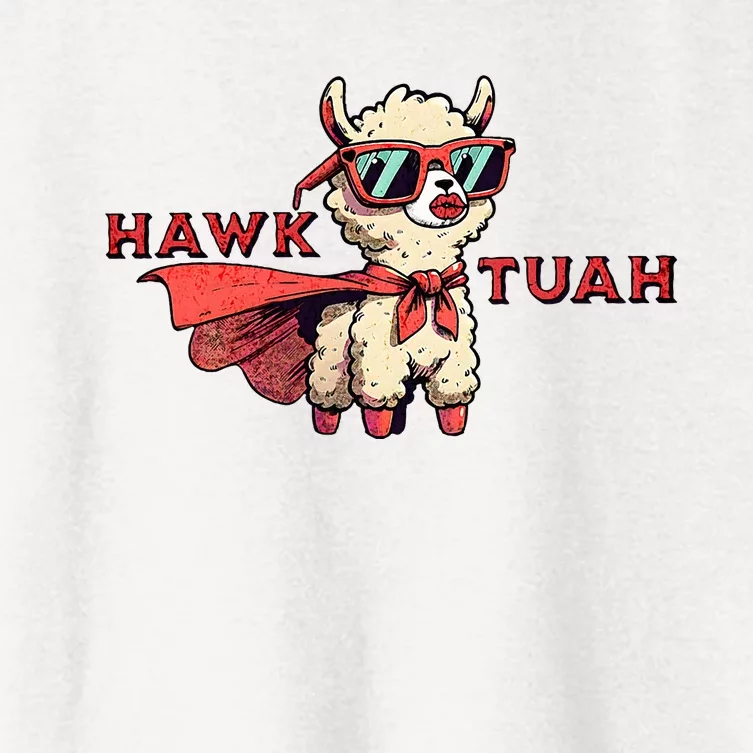 Hawk Tuah Women's Crop Top Tee