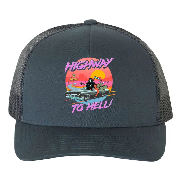 Highway to Hell Yupoong Adult 5-Panel Trucker Hat