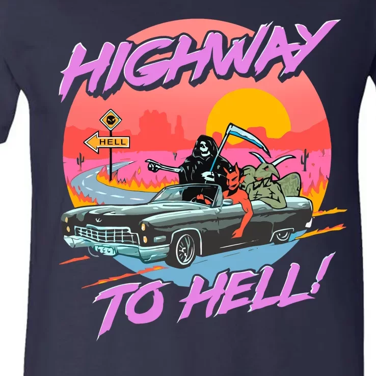 Highway to Hell V-Neck T-Shirt