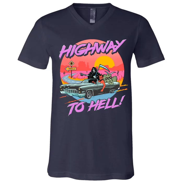 Highway to Hell V-Neck T-Shirt