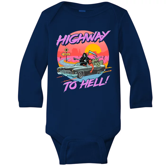 Highway to Hell Baby Long Sleeve Bodysuit