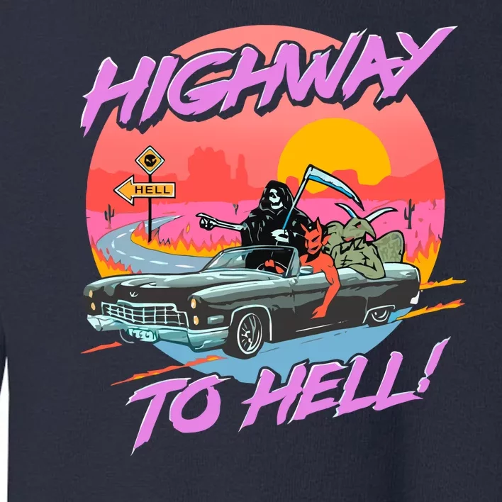 Highway to Hell Toddler Sweatshirt