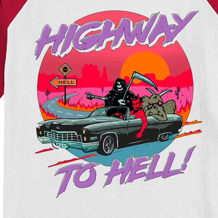 Highway to Hell Kids Colorblock Raglan Jersey