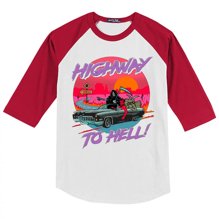 Highway to Hell Kids Colorblock Raglan Jersey