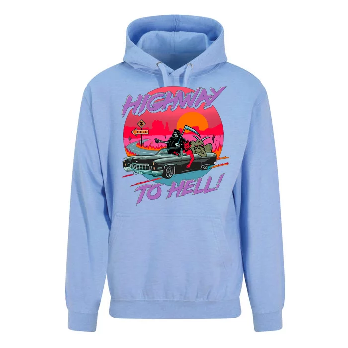 Highway to Hell Unisex Surf Hoodie