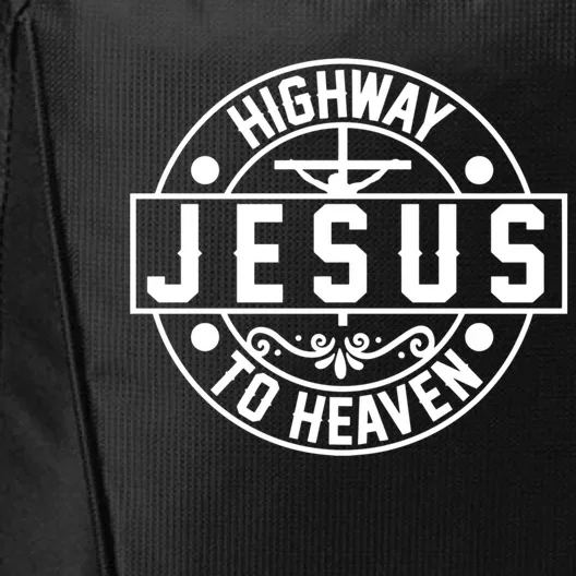 Highway To Heaven Love Jesus Christian Christmas Cool Gift City Backpack