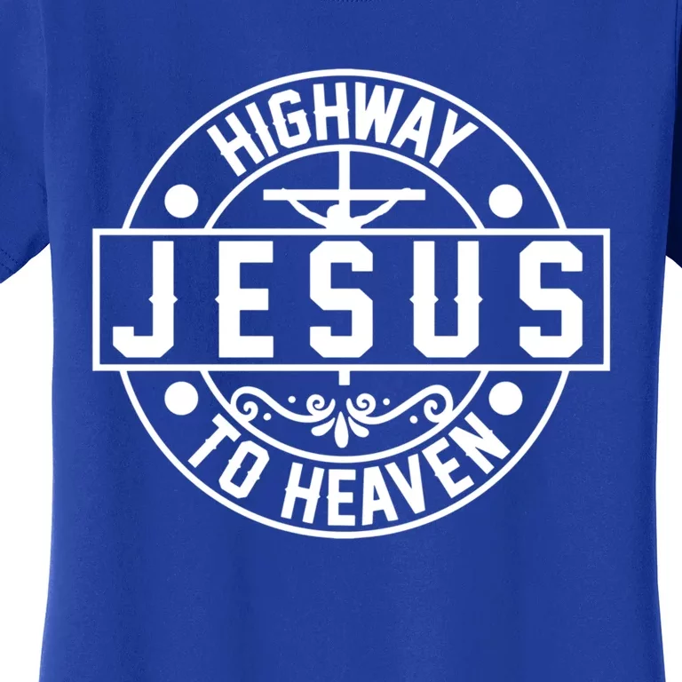 Highway To Heaven Love Jesus Christian Christmas Cool Gift Women's T-Shirt