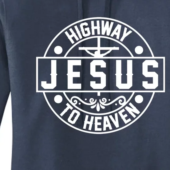 Highway To Heaven Love Jesus Christian Christmas Cool Gift Women's Pullover Hoodie